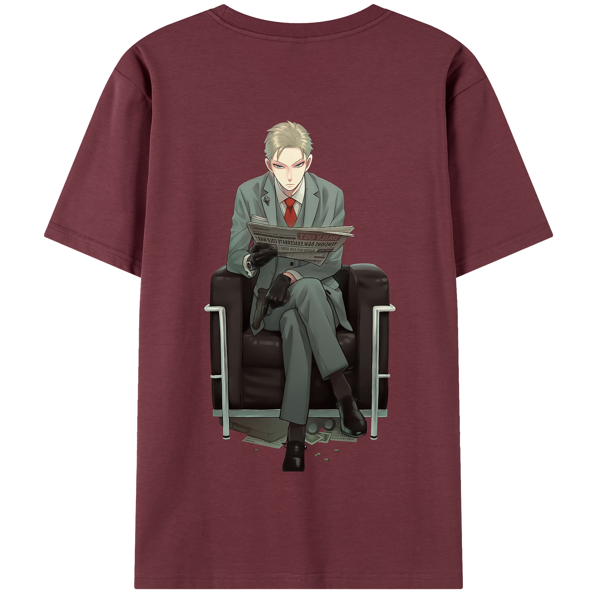 （画像用） SPY×FAMILY间谍家家酒 綿100％半袖Tシャツ（背面プリント）